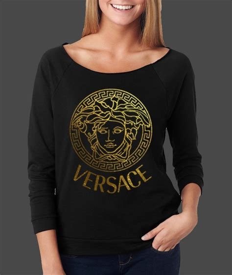 versace t shirt for ladies|Versace long sleeve shirts women's.